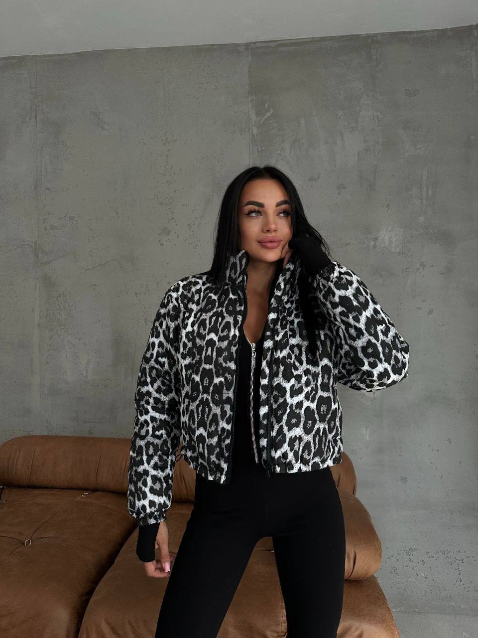 Leopard print jacket