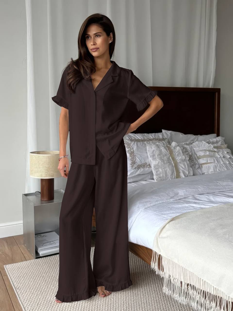 A luxurious and comfortable homewear set