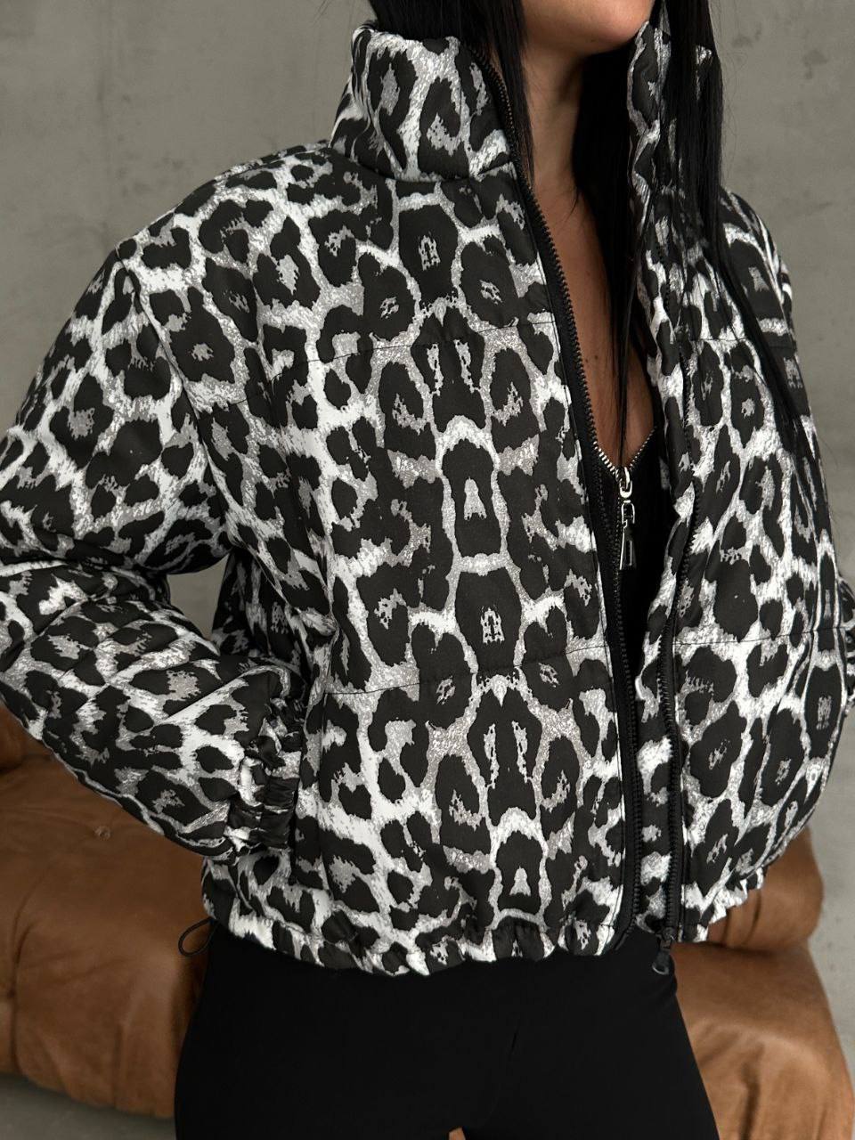 Leopard print jacket