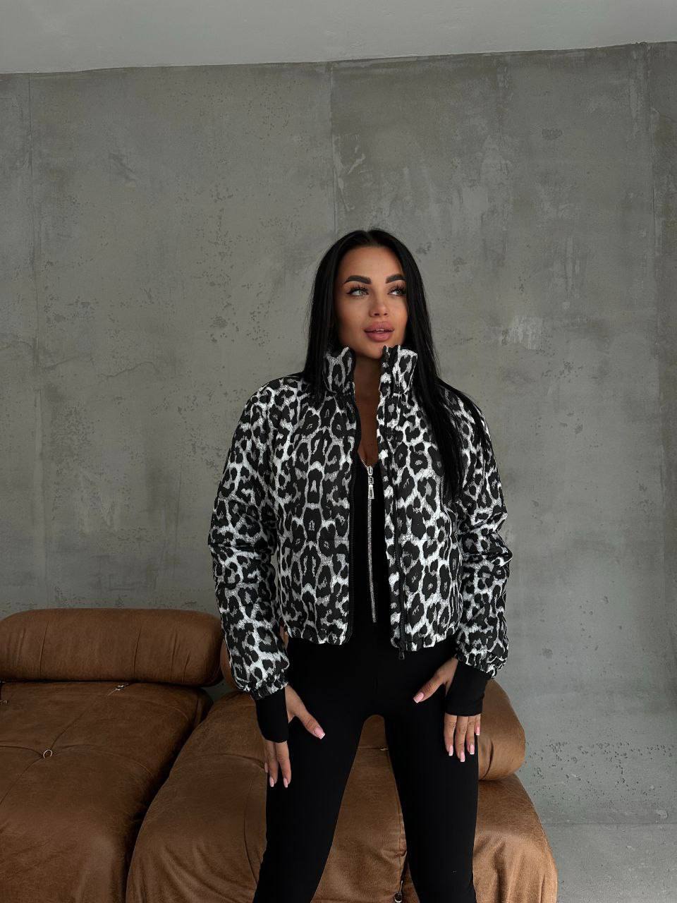 Leopard print jacket